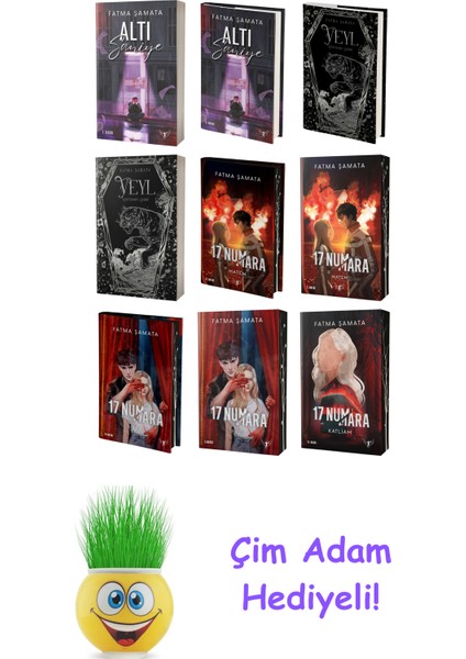 Fatma Şamata 9 Kitap Seti + Çim Adam Hediye