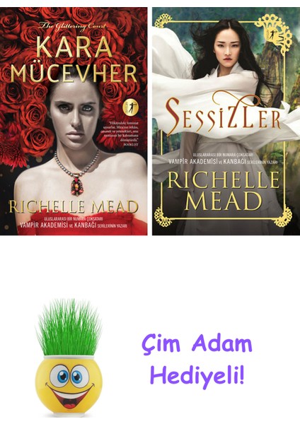 Richelle Mead 2 Kitap Seti + Çim Adam Hediye
