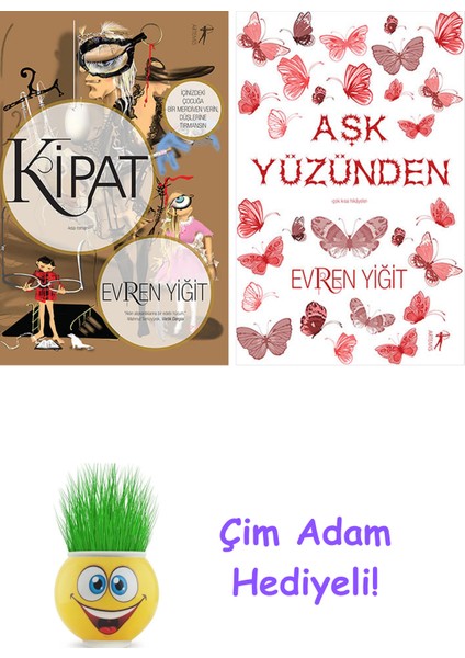 Evren Yiğit 2 Kitap Seti + Çim Adam Hediye