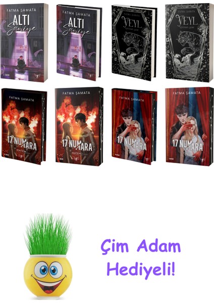 Fatma Şamata 8 Kitap Seti + Çim Adam Hediye