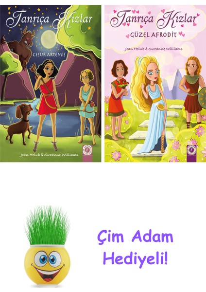 Joan Holub 2 Kitap Seti + Çim Adam Hediye