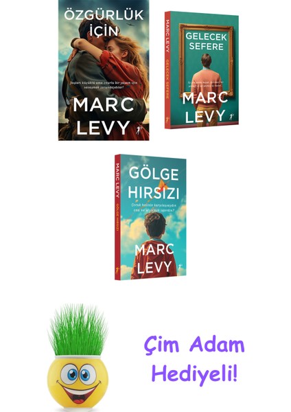 Marc Levy 3 Kitap Seti + Çim Adam Hediye