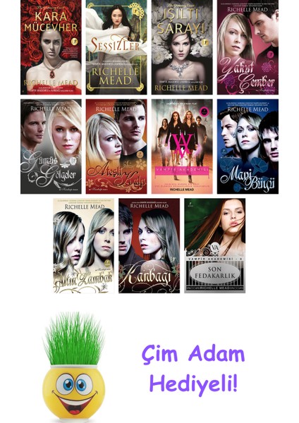 Richelle Mead 11 Kitap Seti + Çim Adam Hediye