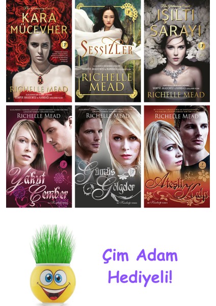 Richelle Mead 6 Kitap Seti + Çim Adam Hediye