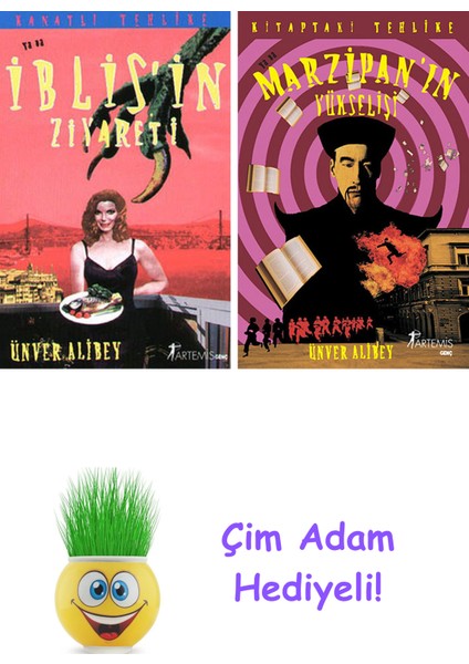 Ünver Alibey 2 Kitap Seti + Çim Adam Hediye