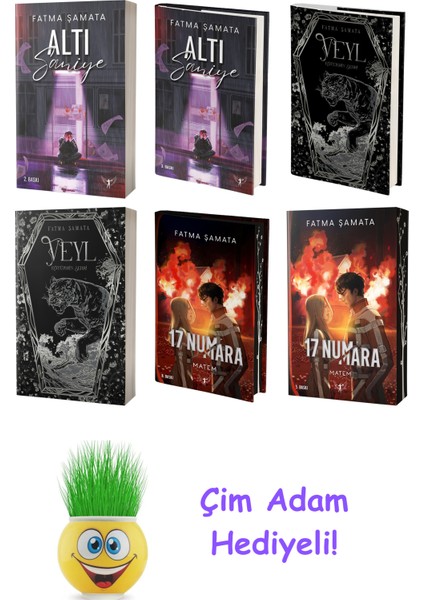 Fatma Şamata 6 Kitap Seti + Çim Adam Hediye