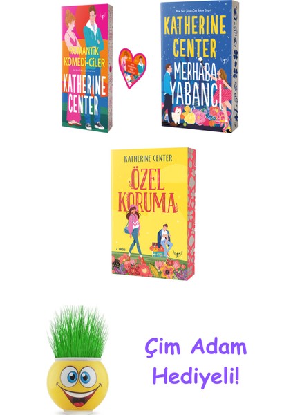 Katherine Center 3 Kitap Seti + Çim Adam Hediye