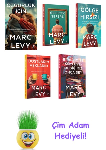Marc Levy 5 Kitap Seti + Çim Adam Hediye
