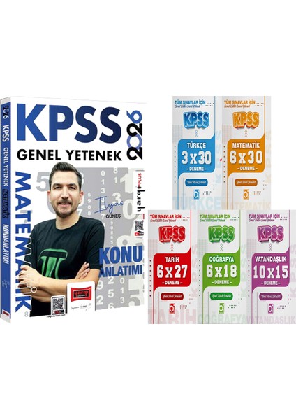 2026 Kpss Matematik Konu Anlatımı (Ilyas Güneş) - 5 Ders 31 Deneme
