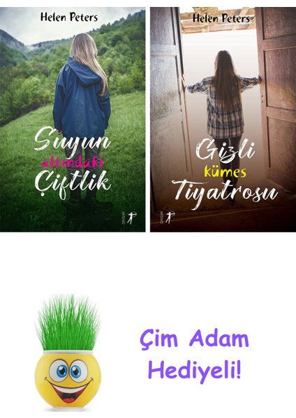 Helen Peters 2 Kitap Seti + Çim Adam Hediye