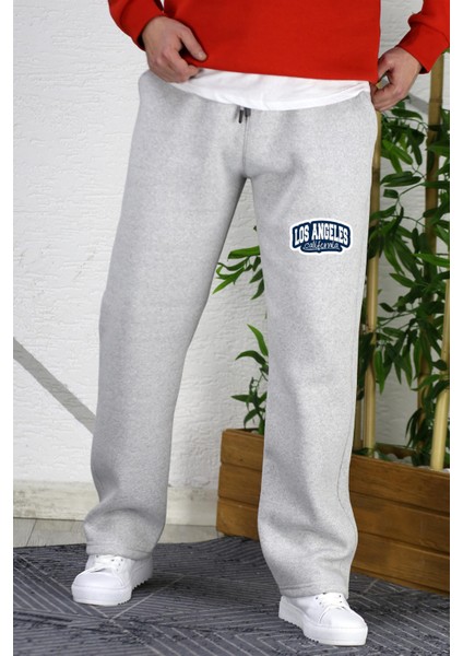 Erkek 3 Iplik Baskılı Baggy Eşofman Altı modelleri
