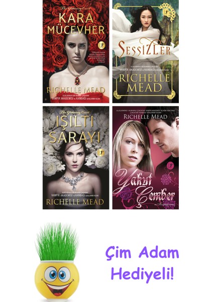 Richelle Mead 4 Kitap Seti + Çim Adam Hediye