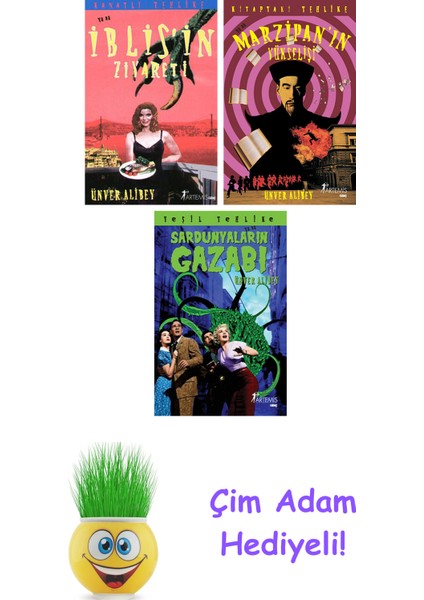 Ünver Alibey 3 Kitap Seti + Çim Adam Hediye
