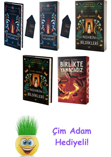 Isabel Ibanez 5 Kitap Seti + Çim Adam Hediye