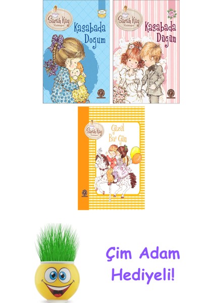 Sarah Kay 3 Kitap Seti + Çim Adam Hediye