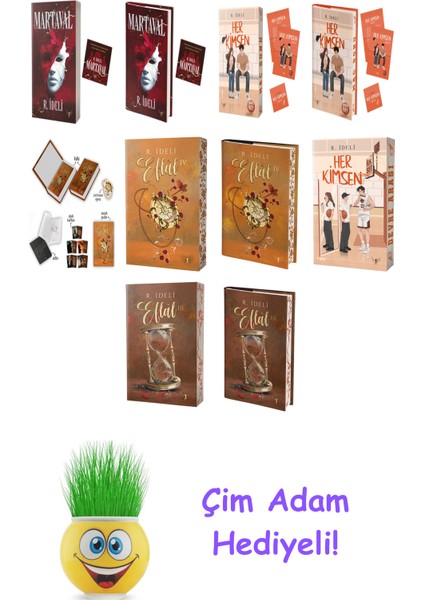 R. Ideli 10 Kitap Seti + Çim Adam Hediye