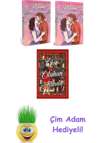 Chloe Liese 3 Kitap Seti + Çim Adam Hediye