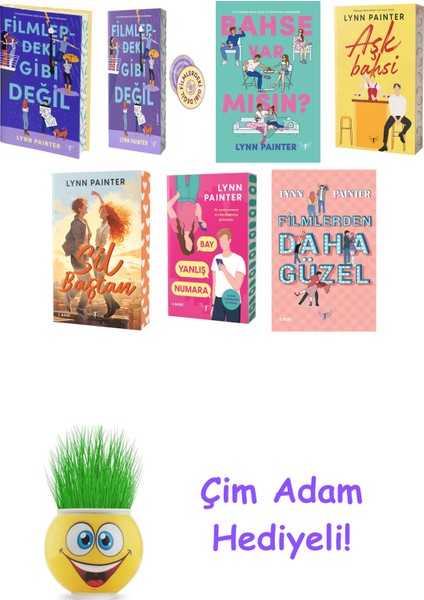 Lynn Painter 7 Kitap Seti + Çim Adam Hediye