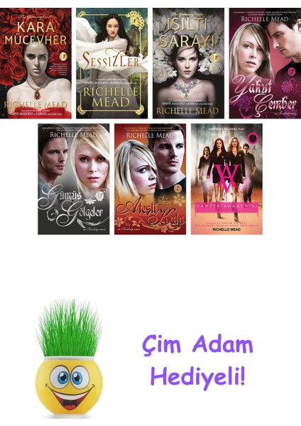 Richelle Mead 7 Kitap Seti + Çim Adam Hediye