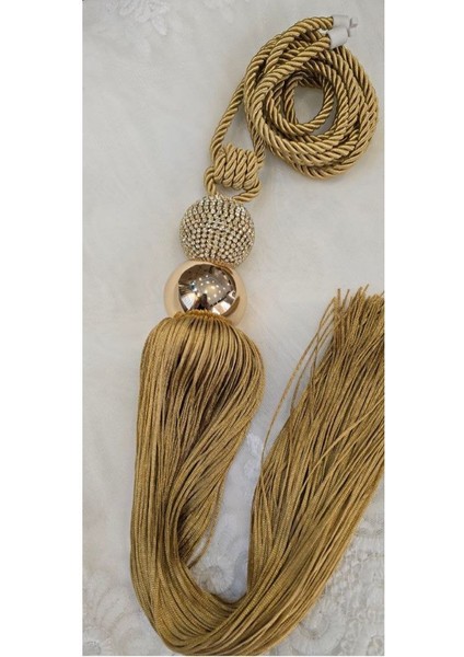 KANTAR M.S Lüks taşlı Metal Püsküllü Perde Bağı1 Adet fiyatları