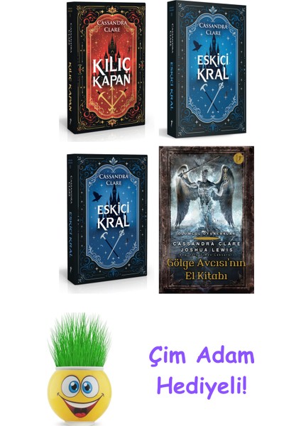 Cassandra Clare 4 Kitap Seti + Çim Adam Hediye