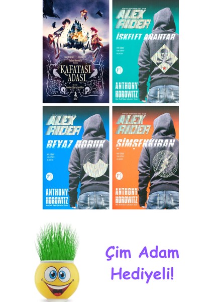 Anthony Horowitz 4 Kitap Seti + Çim Adam Hediye