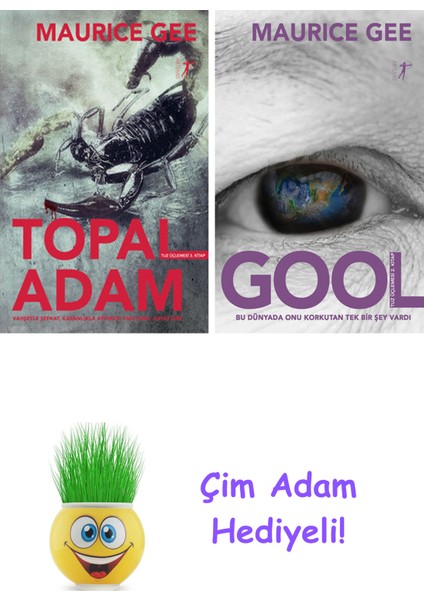 Maurice Gee 2 Kitap Seti + Çim Adam Hediye