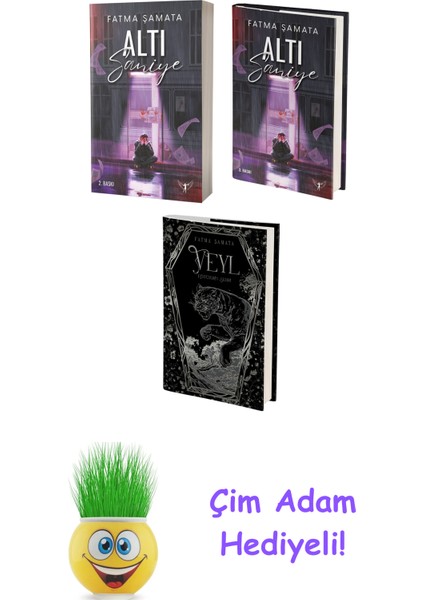Fatma Şamata 3 Kitap Seti + Çim Adam Hediye