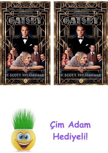 F. Scott Fitzgerald 2 Kitap Seti + Çim Adam Hediye