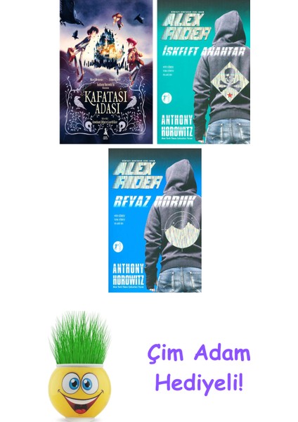 Anthony Horowitz 3 Kitap Seti + Çim Adam Hediye