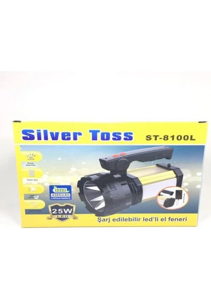 25W Şarj Edilebilir Ledli El Feneri USB Çıkışlı (4887) modelleri