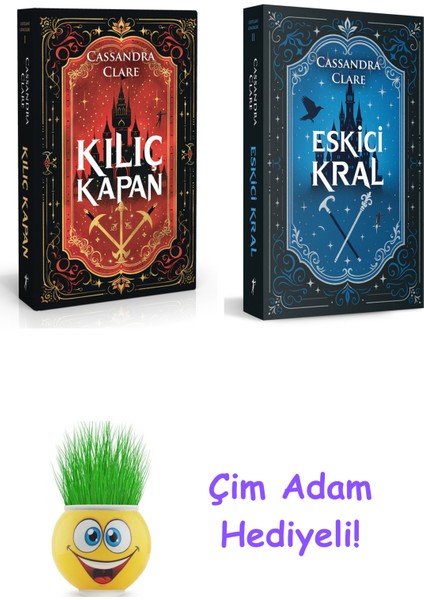 Cassandra Clare 2 Kitap Seti + Çim Adam Hediye