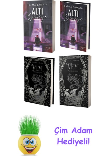 Fatma Şamata 4 Kitap Seti + Çim Adam Hediye