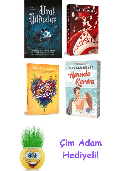 Marissa Meyer 4 Kitap Seti + Çim Adam Hediye