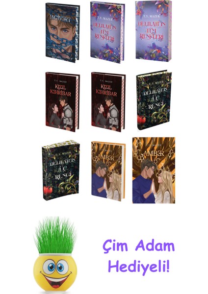T. Y. Mazer 9 Kitap Seti + Çim Adam Hediye