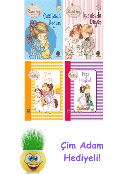 Sarah Kay 4 Kitap Seti + Çim Adam Hediye