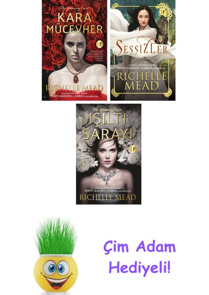 Richelle Mead 3 Kitap Seti + Çim Adam Hediye