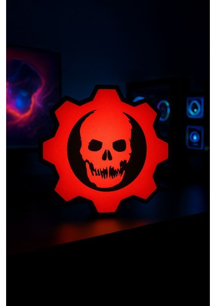Gears Of War Tasarımlı Gece Lambası Dekoratif Aydınlatma fiyatları