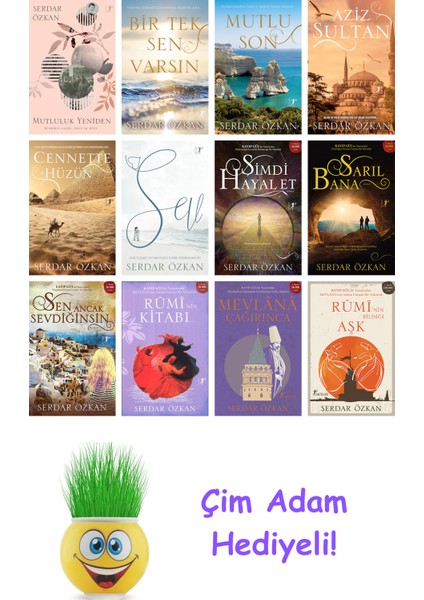 Serdar Özkan 12 Kitap Seti + Çim Adam Hediye