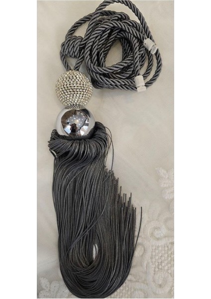 KANTAR M.S Lüks taşlı Metal Püsküllü Perde Bağı fiyatları