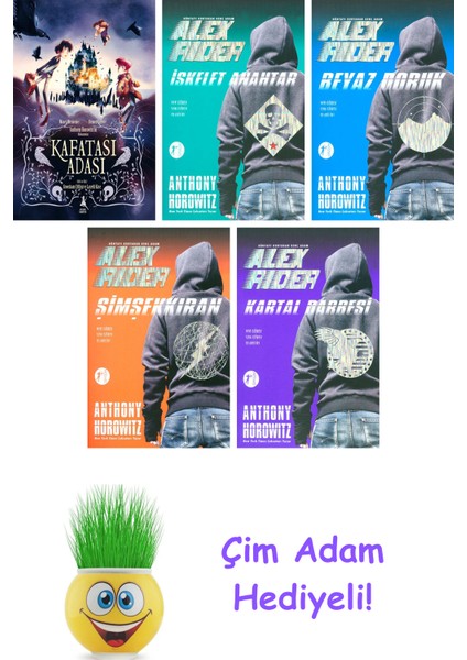 Anthony Horowitz 5 Kitap Seti + Çim Adam Hediye