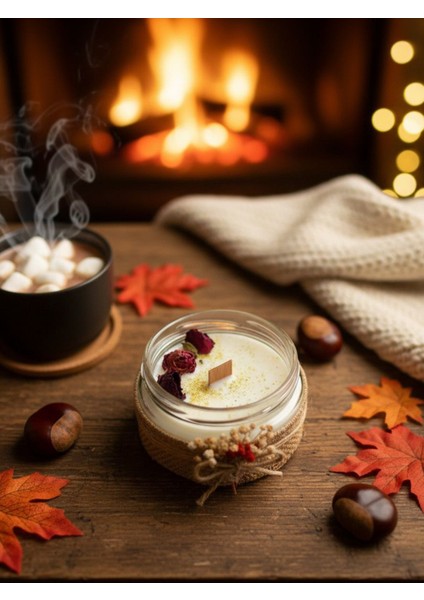 Iskandinav Tasarımlı Dekoratif Kokulu Mum , Sevgililer Günü Hediyesi