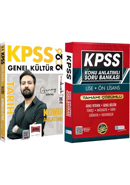 2026 Kpss Tarih Konu Anlatımı (Günay Göktaş) - Lise Önlisans Konu Ant. Soru