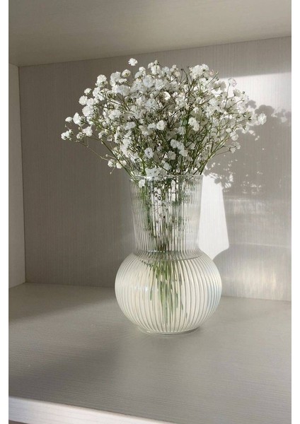 Kuru Çiçek Şoklanmış Doğal Beyaz Cipso Demet 45-50 gr