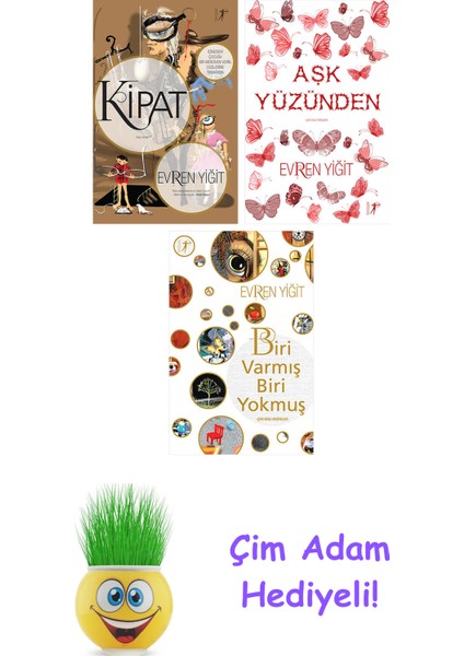 Evren Yiğit 3 Kitap Seti + Çim Adam Hediye