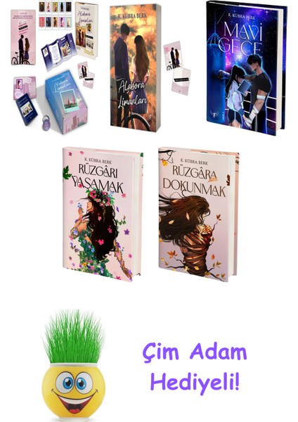 K. Kübra Berk 5 Kitap Seti + Çim Adam Hediye