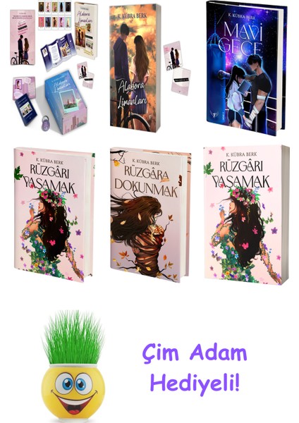 K. Kübra Berk 6 Kitap Seti + Çim Adam Hediye