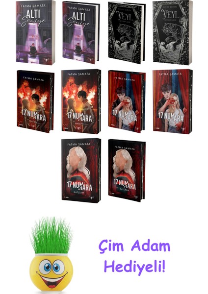 Fatma Şamata 10 Kitap Seti + Çim Adam Hediye