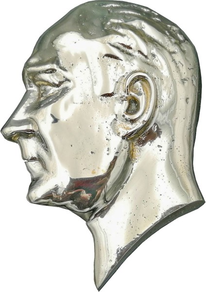 Pirinç Döküm Atatürk Silueti 14.5cm