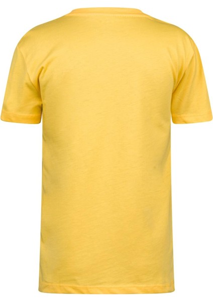 Aja Çocuk Baskılı T-Shirt Sarı 214